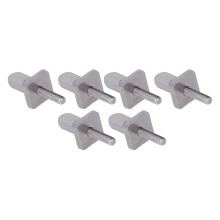 6 Stück M4 Edelstahl Fin-Schrauben für Surfboards & Longboards