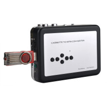 Portable Cassette Player USB Cassette To MP3 Convert USB Cassette Capture Save Directly To USB Drive No PC Needed