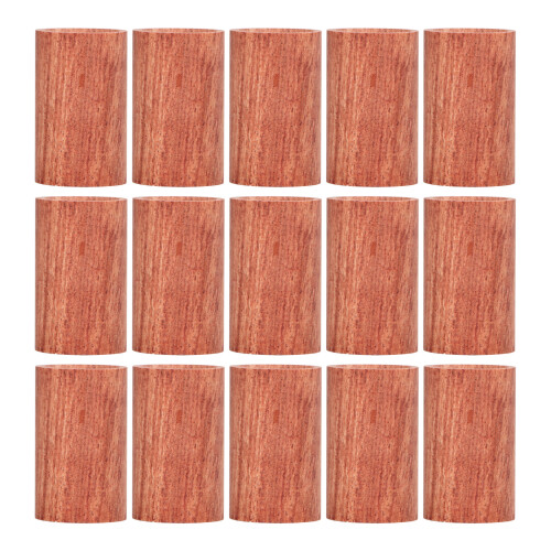 15 Stück Rosenholz Mini‑Rund‑Diffuser für ätherische Öle 1