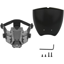 Tactical Full Face Mask With Detachable Anti-Fog Goggles For Airsoft, Paintball, Hunting, Cosplay Accessories