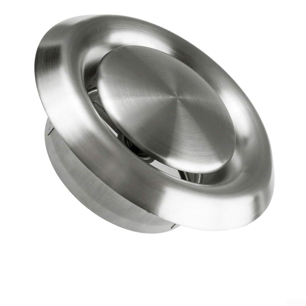 Adjustable Vent Grille Cover Stainless Steel Round Exhaust Vent 150Mm Diameter For Ventilation 9393856710096