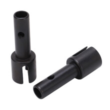 2PCS Steel Rear Wheel Axle Cups for 1/7 RC Car 39x13mm Black