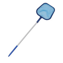 Swimming Pool Skimmer Net Telescopic For Leaves, Fine Mesh, Detachable Aluminum Pole, Pond, Aquarium, Hot Tub Compatible