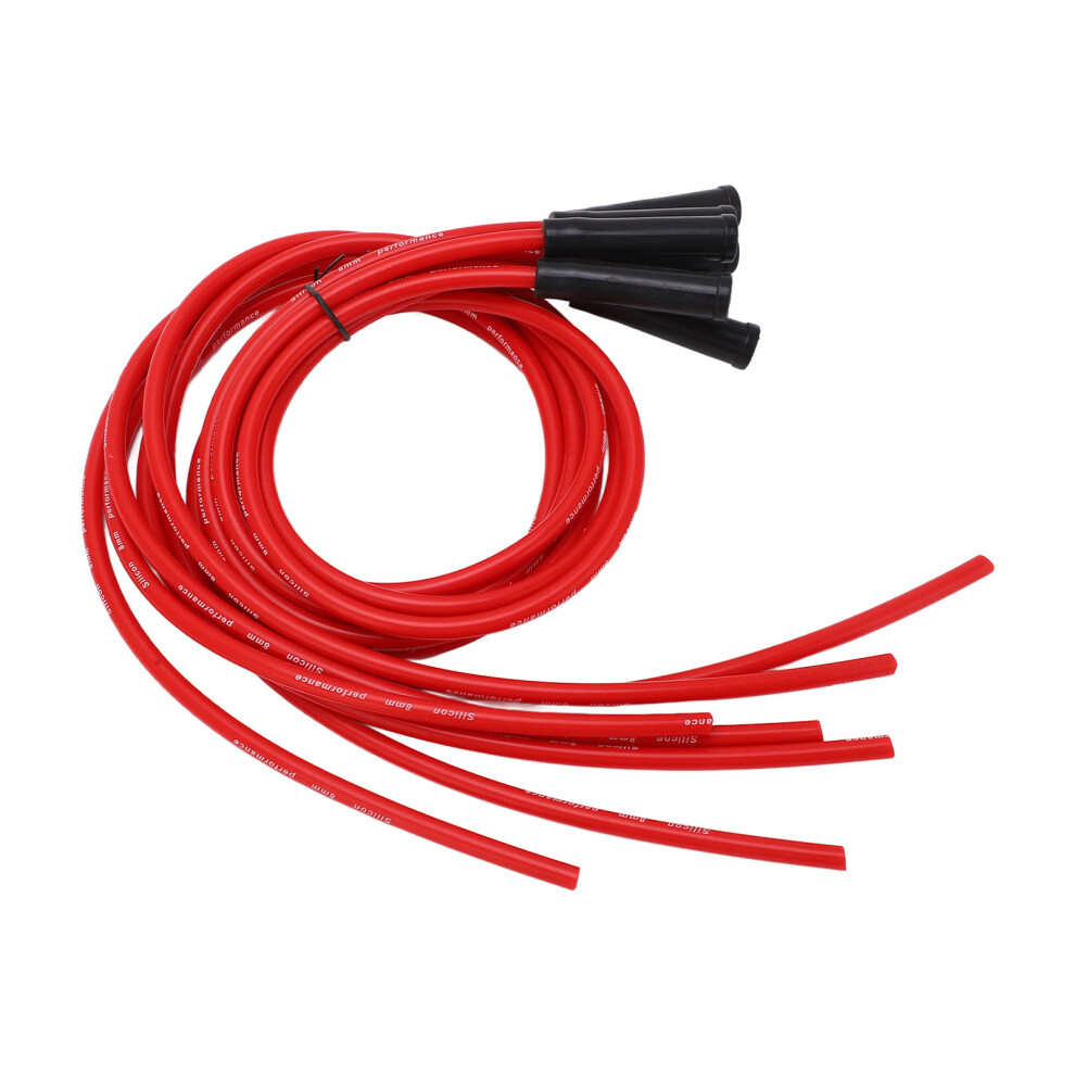 High Performance 8Mm Ignition Wire 1M For Classic Car Engines Red 7891356443015