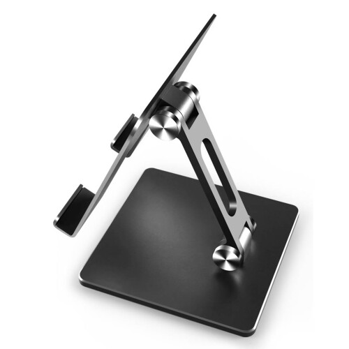 MT134 Soporte para tableta de aluminio gris, con ángulos múltiples 2