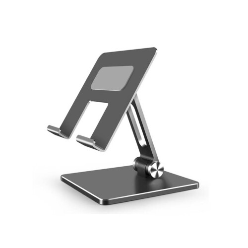 MT134 Soporte para tableta de aluminio gris, con ángulos múltiples 1