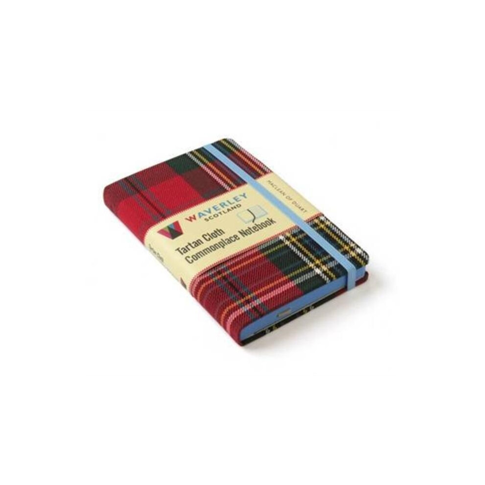 Riachristiecollections Waverley (M): Maclean Of Duart Tartan Cloth Commonplace Pocket Notebook