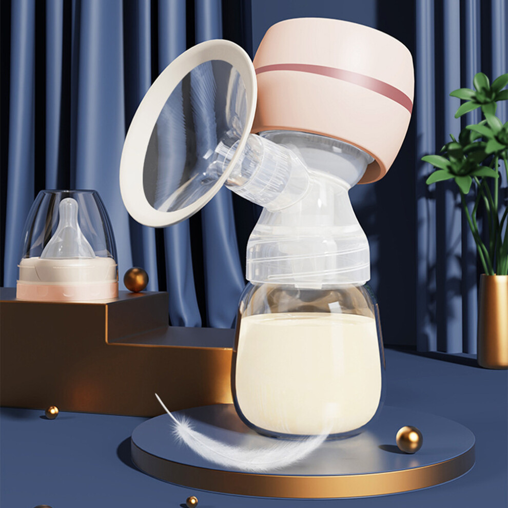 LED Electric Breast Pump 9-Level Suction 180ml Bottle Low Noise USB