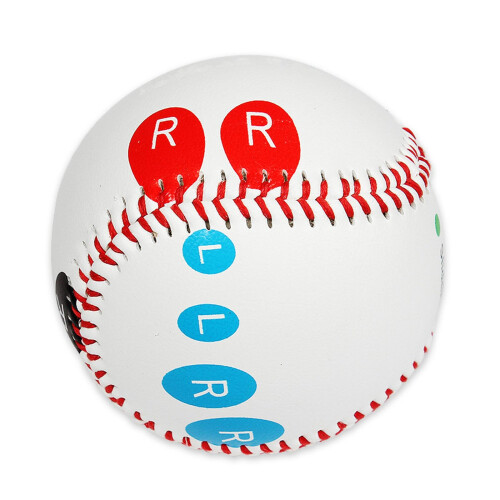 Competition Training Baseball 9-Inch Soft/Hard Baseball For Pitching Practice With Finger Placement Markers Beginners