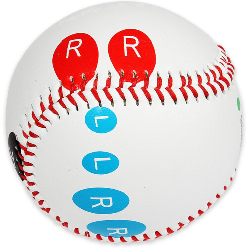Competition Training Baseball 9-Inch Soft/Hard Practice Ball For Pitching Hitting Fielding With Finger Placement Markers 2