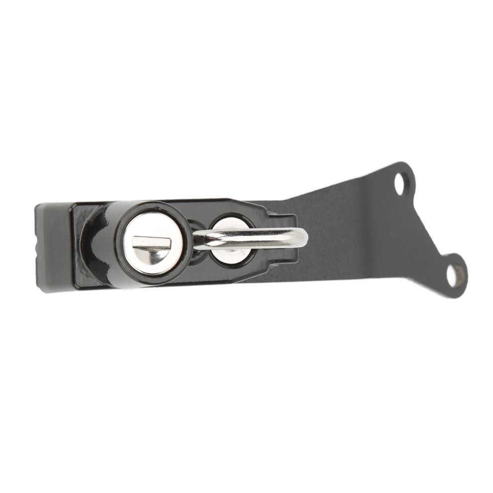 Motorcycle Helmet Lock With 2 Keys For Tenere700 2019Â2022 Anti-Theft Black 7891356452161