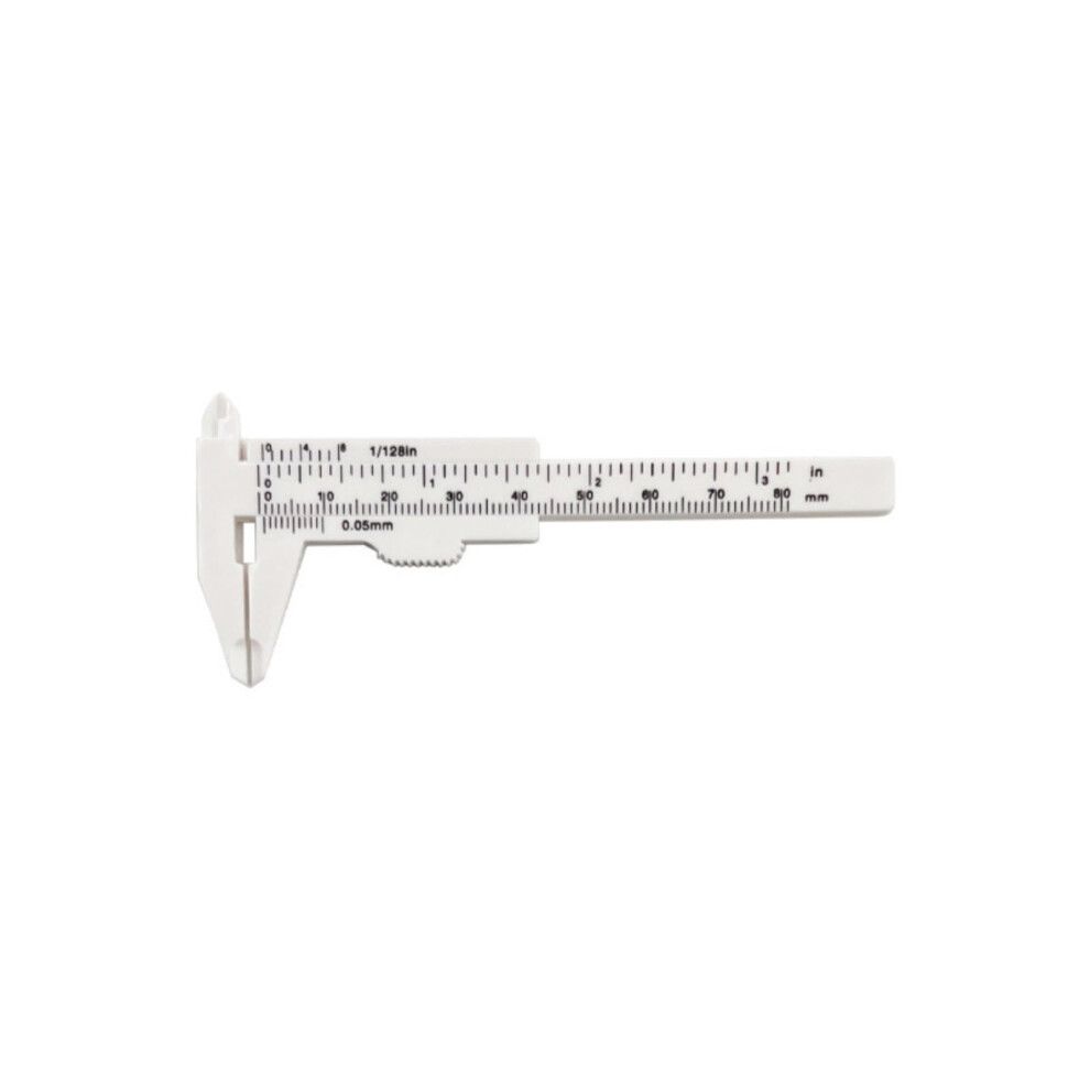 Verniers Calipers Double Scale Measurement Tool Double Unit Metric Royal White For School Projects And Hobbies 9067246394592