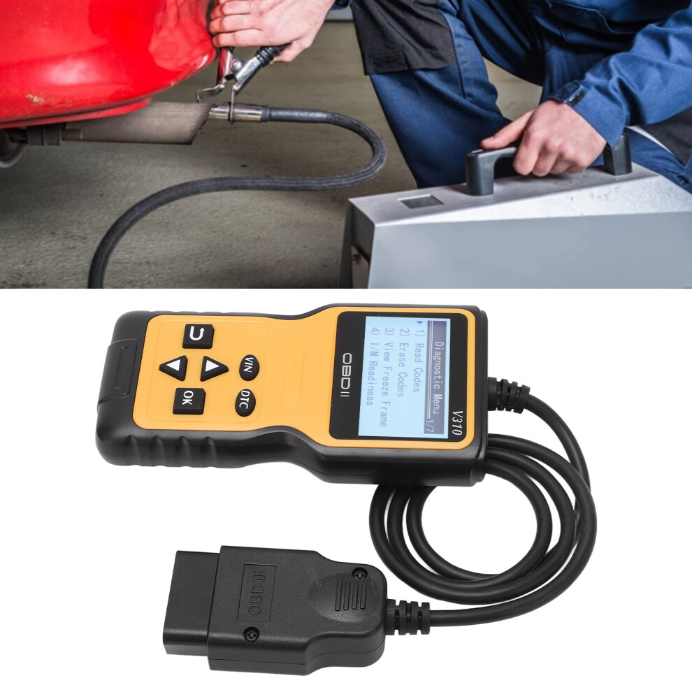 V310 Obd2 Scanner 6 Languages, High Accuracy Fault Code Reader 6931356455104
