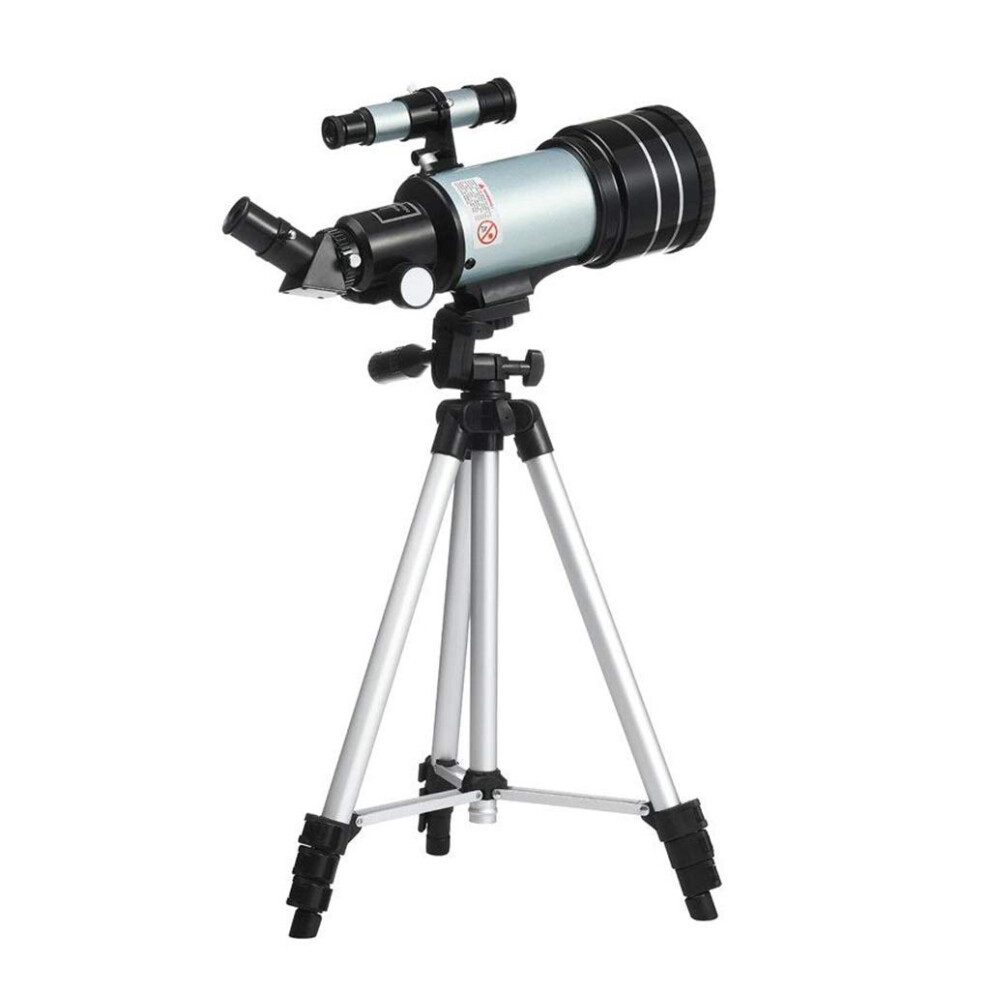 Monoculars Telescope High Power 300/70Mm Refractor, 150X Magnification, Phone Holder, Adjustable Tripod, 3X Barlow 9393856713752