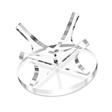 Baseball Clear Globe Stand Holder - Acrylic Display Stand For Baseballs And Softballs, Tennis And Golf Globes