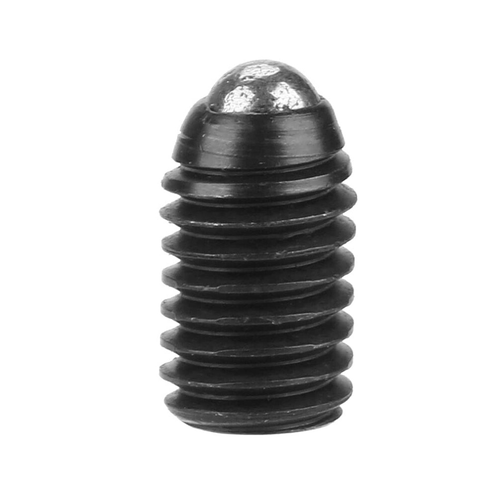 M5 Screw Thread Hex Socket Ball Drive Spring Plunger Set, 10 Pcs, M5x8, Carbon Stainless Steel, Push Fit Ball Plunger 9354506607586