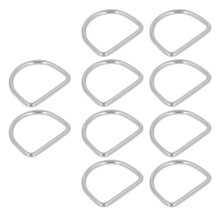 10 Stück 316er Edelstahl D-Ringe 3mm, 25x22x3mm Kayak- und Surfbrettzubehör