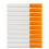 Plastic Golf Tees for Practice, 85mm, 77g, Assorted Colors 1