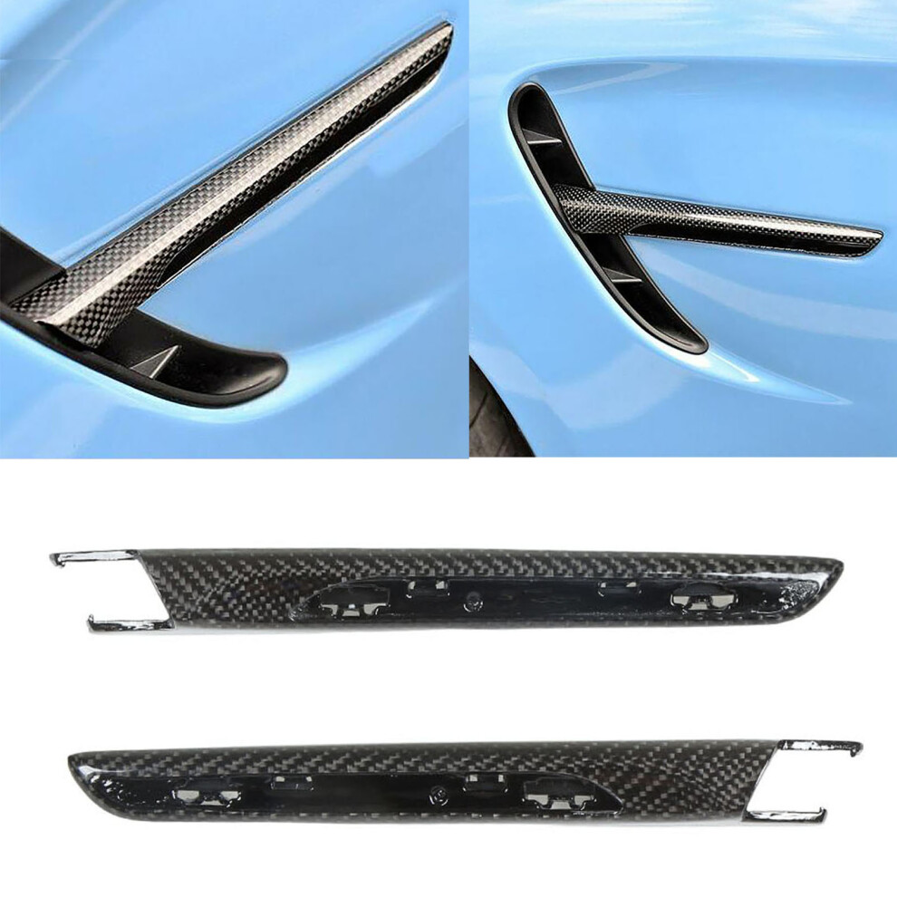 2pcs Carbon Fiber Side Air Vent Trim Fit F80 M3 F82 F83 M4 2014-2020-image-OPC-PMH67Q9-NEW