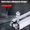 Barn Door Rollers 4-Wheel Trolley for Ceiling Mount Doors, Heavy Duty Sliding Track Hardware, Industrial Roller Bracket 5