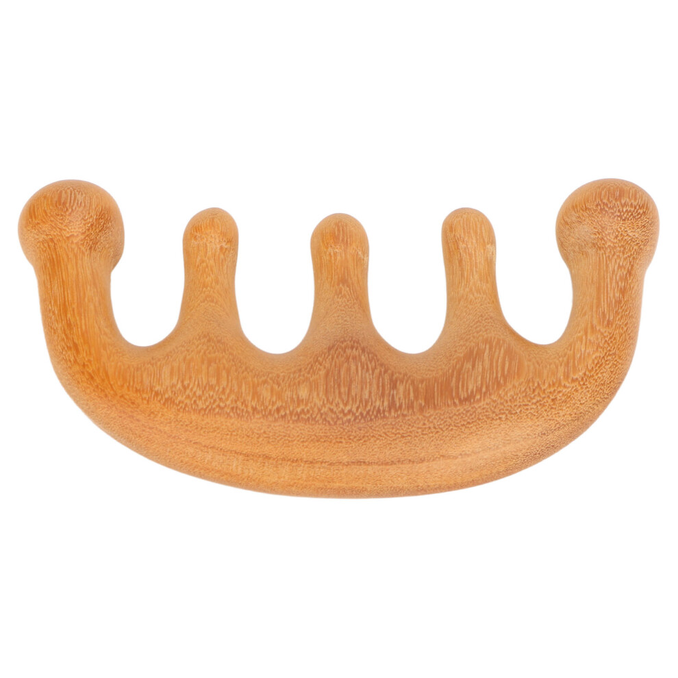 Unisex Wood Wide Tooth Comb For Gentle Scalp & Head Massage Durable Wooden Hair Comb