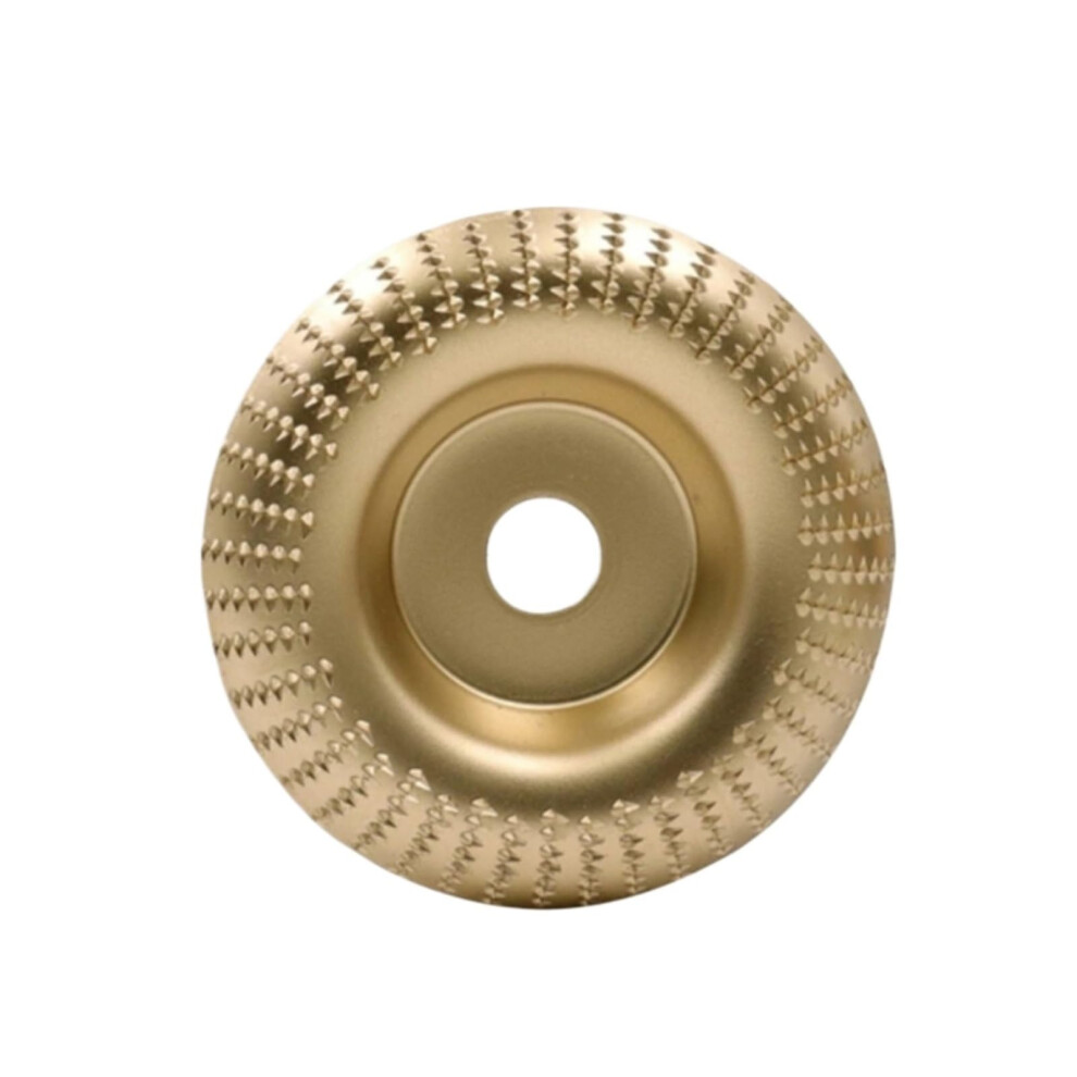 4 Inch Wood Carving Disc For 16/22Mm Bore Angle Grinders Woodworking Grinding Shaping Wheel Abrasive Rotary Tool Gold-16 9393856715657