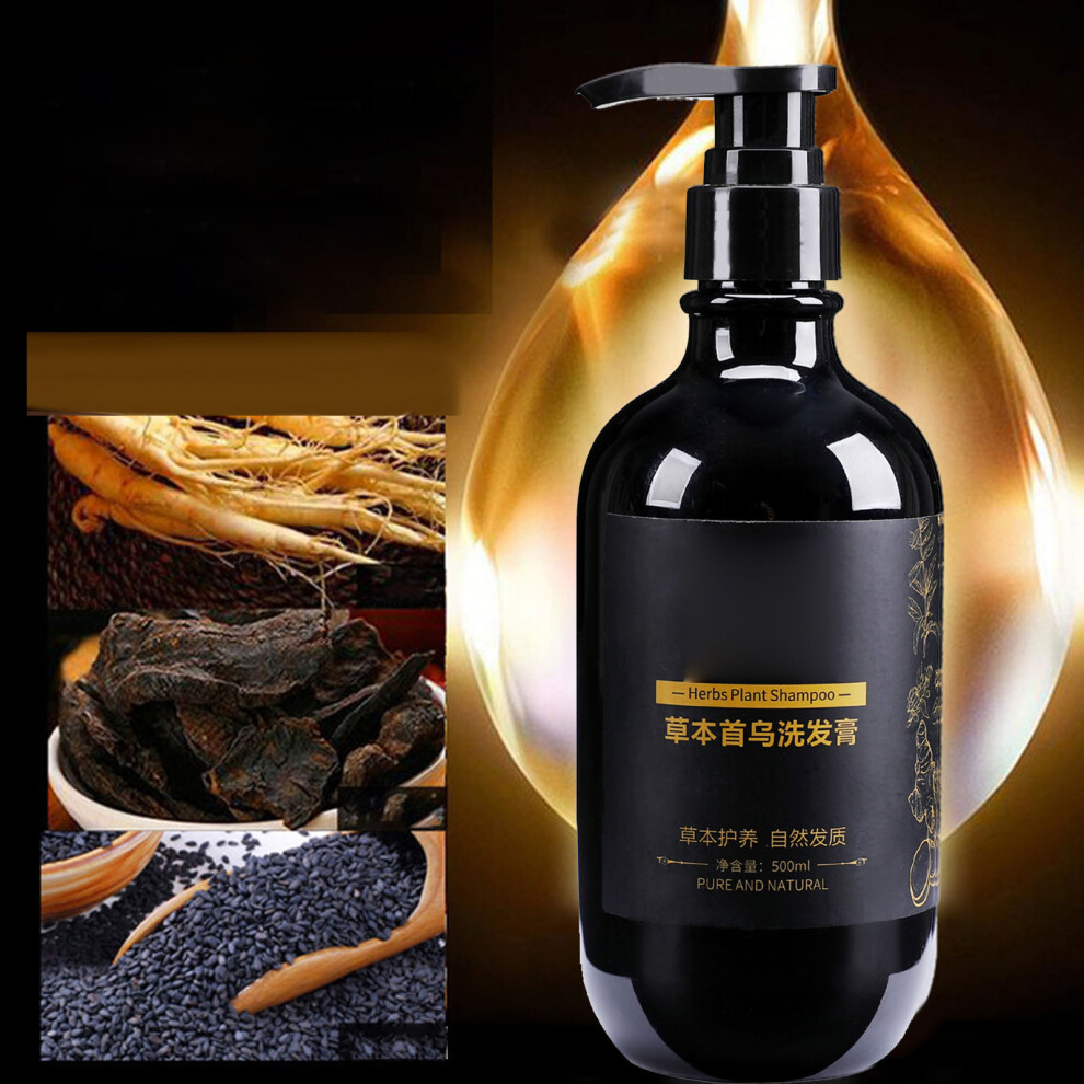 Gray Deep Nourishing Herbal Hair Cleansing Shampoo 500Ml For Hair