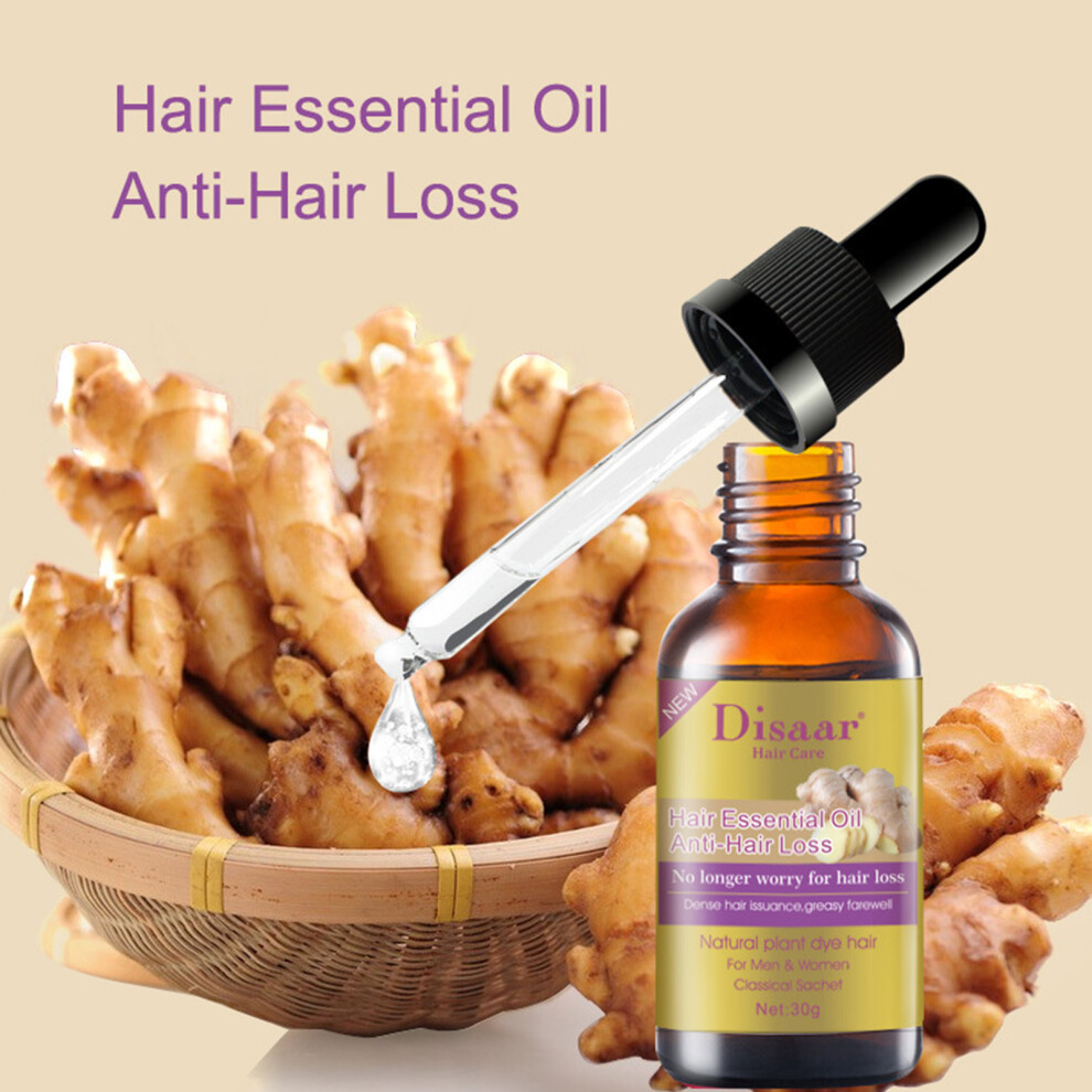 Hair Care Oil Serum 30ML Ginger Essential Oil for Damaged & Dry Hair
