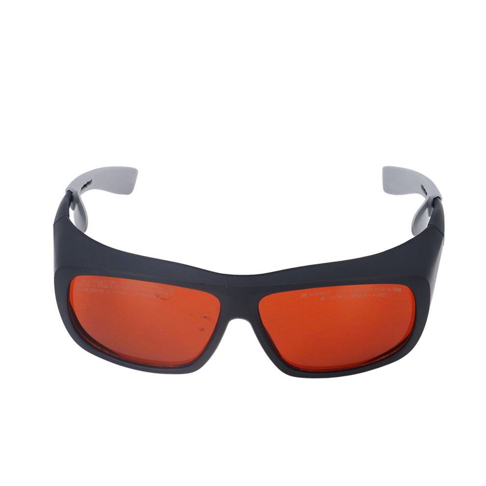 Laser Eye Safety Glasses 180-540Nm & 750-1100Nm Fast Response Pc Goggles Black 8481356469871