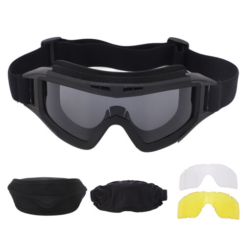Strap Up Goggles UV400 Gelbe Linse, PC+Silikon 1