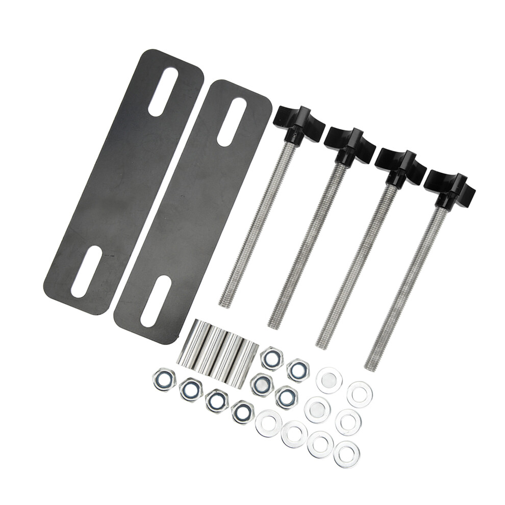 Off Road Traction Board Mounting Pins Set, Steel, M10x155, Black 7651356471049
