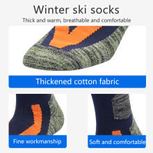 Cold Weather Ski Socks for Men & Women - Warm Breathable for Winter Sports