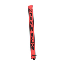 Scuba Diving Surface Marker Buoy High Visibility Orange PVC Float 11-Inch Diameter Inflatable SMB