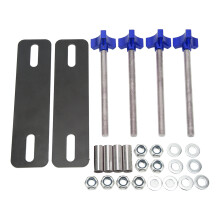 Recovery Tracks Mounting Pins and Brackets for Off Road 4.72-6.69in Tracks Blue