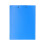 Delicate Hot Pressing A4 Clipboard Folder Blue, 80 Sheets, Thickened Plastic & Metal 1