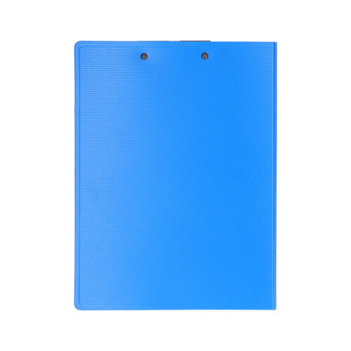 Delicate Hot Pressing A4 Clipboard Folder Blue, 80 Sheets, Thickened Plastic & Metal