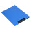 Delicate Hot Pressing A4 Clipboard Folder Blue, 80 Sheets, Thickened Plastic & Metal 16