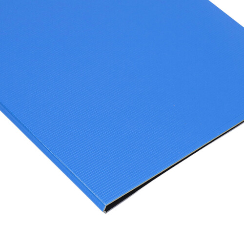 Delicate Hot Pressing A4 Clipboard Folder Blue, 80 Sheets, Thickened Plastic & Metal 2