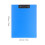 Delicate Hot Pressing A4 Clipboard Folder Blue, 80 Sheets, Thickened Plastic & Metal 8