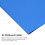 Delicate Hot Pressing A4 Clipboard Folder Blue, 80 Sheets, Thickened Plastic & Metal 10