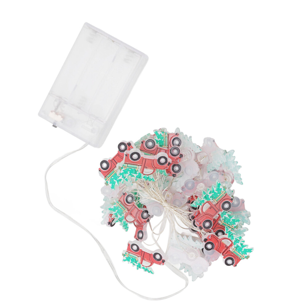 Christmas Truck Fairy Lights, 3M Warm String Decor Red/White
