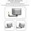Wall Mount Bracket Projector Holder Aluminum Alloy Adjustable Angles Silver Gray Organizer Rack 3