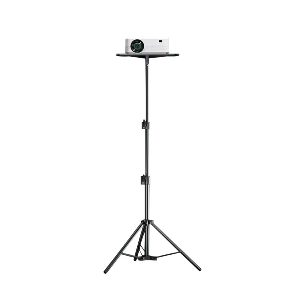 Projector Bracket 54-160Cm Adjustable Indoor Tray Stand, Punch-Free Tray, Tripod Projector Mount, Home Studio Black 9084446688849