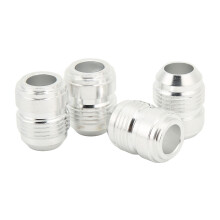4 Stück 10AN Schweißfitting mit Bung, 3/4 Zoll Aluminiumlegierung, männliches Schlauchende