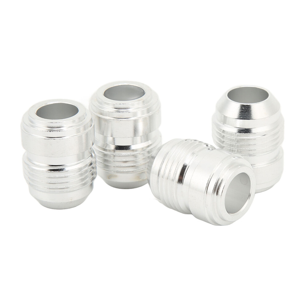 High-Strength 10An Aluminum 4Pcs 3/4In Bung Fittings Weld On Hose End 7901356474879