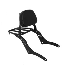 Motorcycle Detachable Rear Passenger Sissy Bar Backrest With Luggage Rack For Honda Rebel CMX300 CMX500 2017-2025
