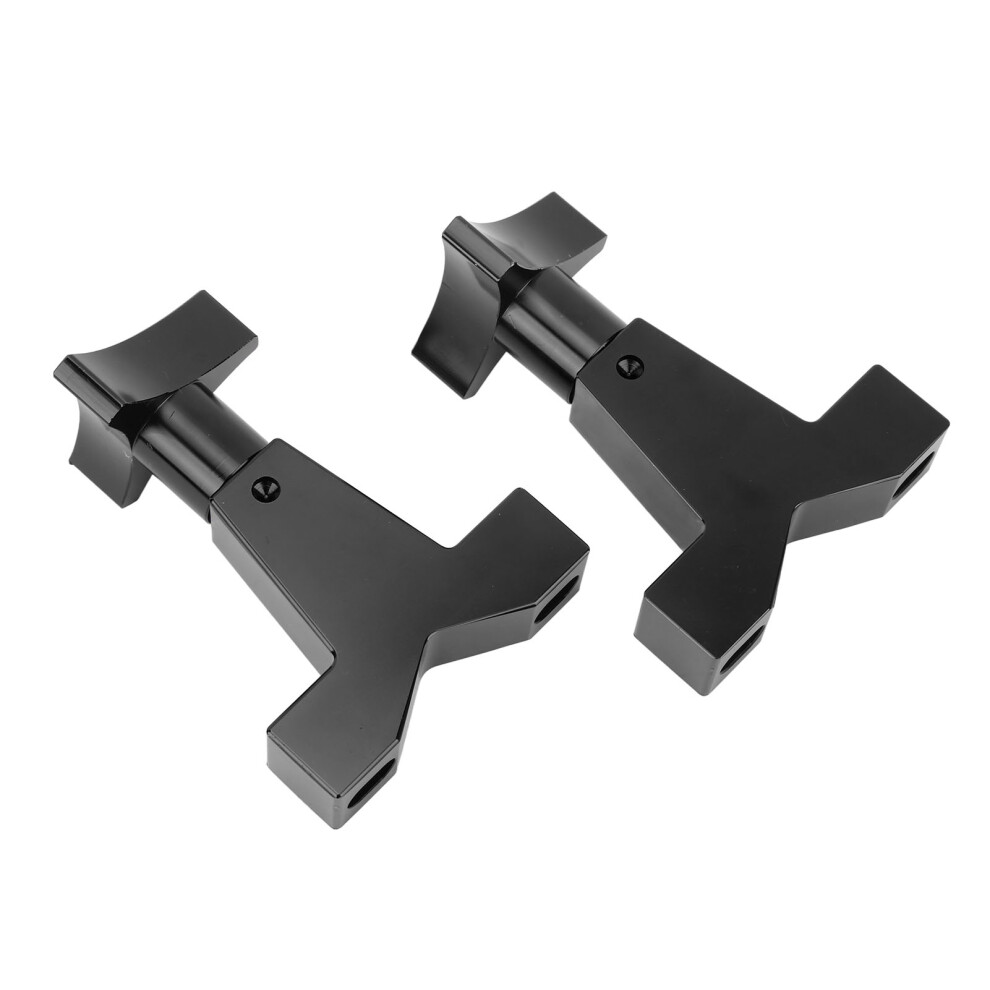 Adjustable Metal High Lift Jack Tube Mount 1In To 2.5In For Suvs Rzr Black 6941356475361
