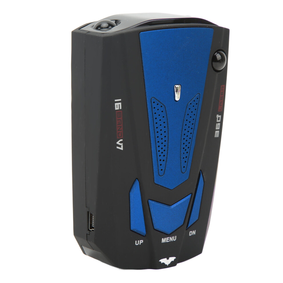 Car Electronic Dog Radar Detector 360 Speed Tester In Blue 7901356475326