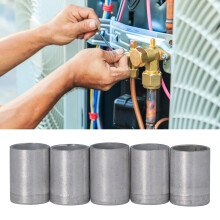 20 Aluminium-Klimaanlagenrohrverbinder 3/8 Zoll Anschlüsse & Abdeckkappen