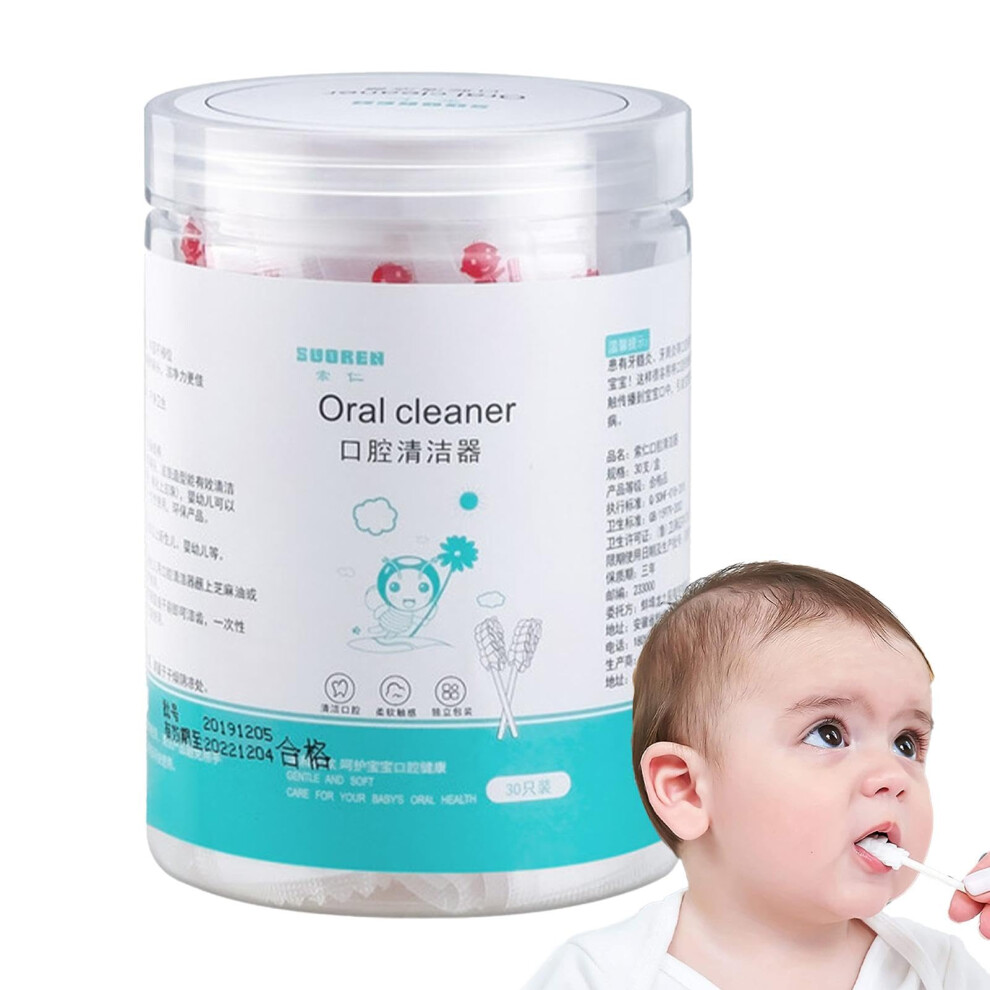 Baby Tongue Cleaner Hygienic Toddler Toothbrush Individual Packaging Mouth Cleaner Gauze Toothbrush For Babies Baby Oral Care
